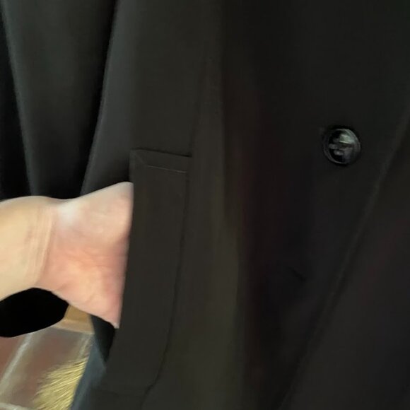 London Fog  Velvet Cuff Pea Coat/ Rain Coat NWoT - Picture 7 of 11